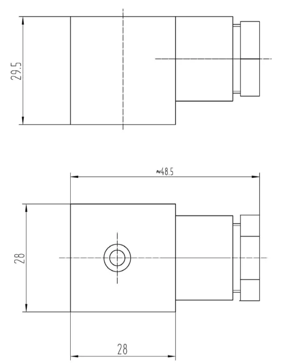 Power Saver DIN Plug Dimensions